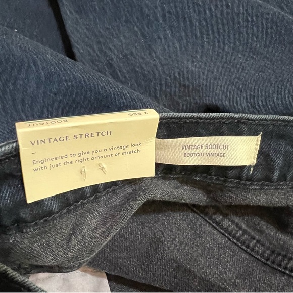 Universal Tread NWT Dark Wash Blue Vintage Bootcut Denim Jeans Size 2/26R - Picture 5 of 11